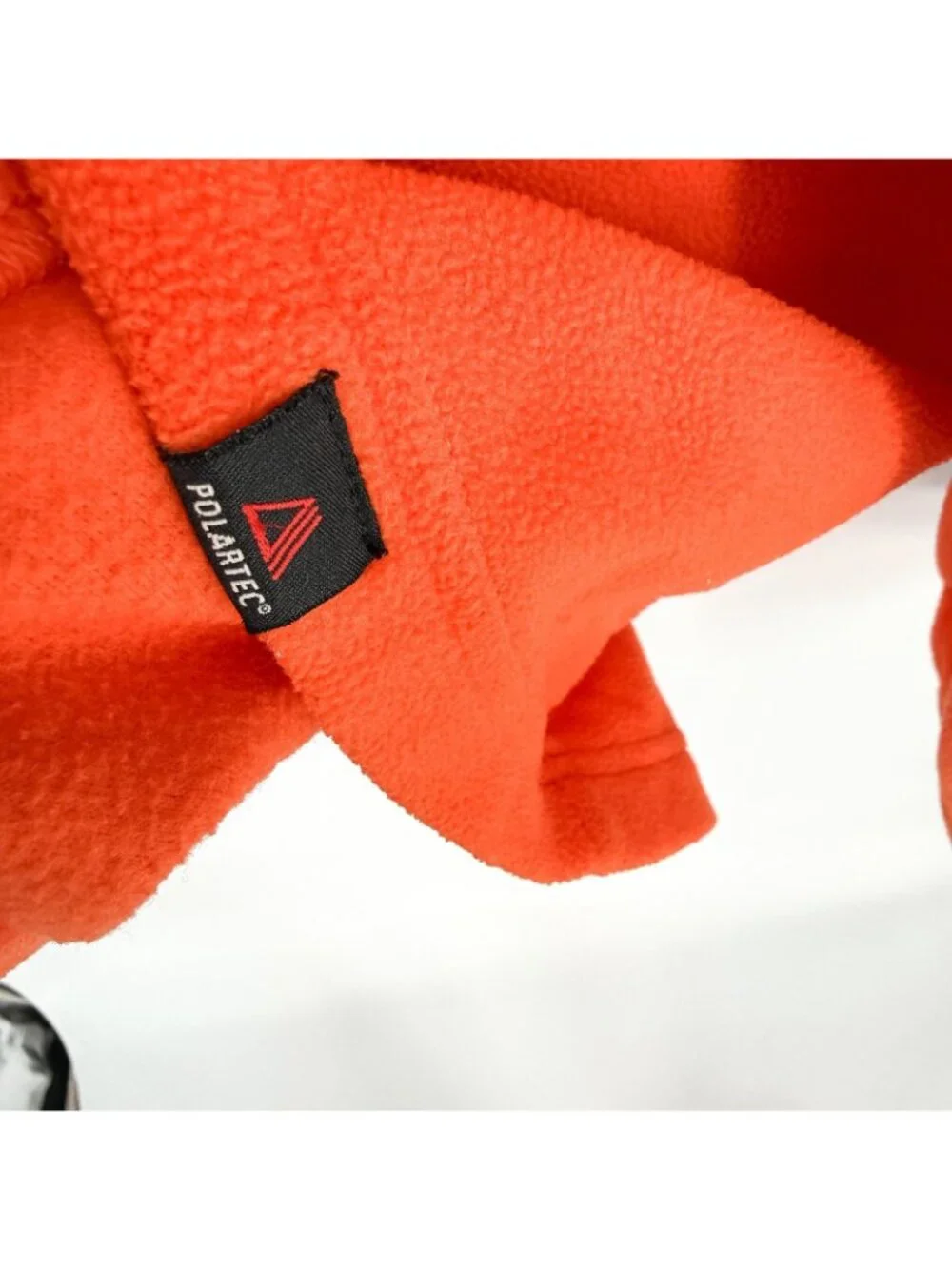 The North Face Sweater Mens Large Orange 1/4 Zip Fleece Pullover‎ Hiking Outdoor